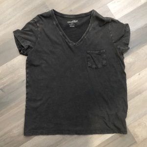 Grey V-neck t shirt